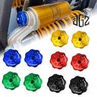 Motorcycle Shock Adjustment Knob Absorber Adjusters Knob Bolts