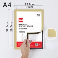 Magnetic Display Board Sticker Photo Certification Wall Frame Album Picture Black Red Holder