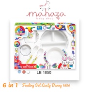 LustyBunny LB 1850 Feeding Set 6 in 1 Baby Feeding Equipment Baby Feeding Equipment | Baby Gift | Co