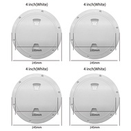 4pcs พลาสติก ABS รอบแผ่นตรวจสอบดาดฟ้า 4/6/8 นิ้ว Hatch COVER แผ่นดาดฟ้าลื่นสําหรับ Marine RV เรือยอช
