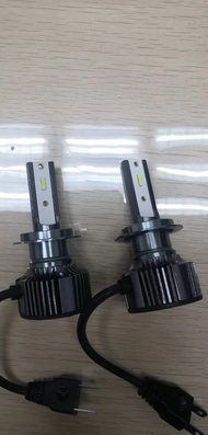 2ชิ้นชิป CSP lampu depan LED H7 H4 H11 H9 H8 H1 HB3 HB4 9006ไฟ LED สำหรับรถยนต์12V 6000K สูงหลอดไฟอัตโนมัติ