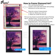 PREMO Frame for Diamond Art Embordiery Art 刺绣-钻石画 相框- DIY 3D-4D-5D Diamond Art