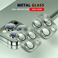 3D Metal Camera Lens Protector On for iPhone 14 13 12 Pro Max Plus Mini 14Pro 13Pro 11Pro Tempered G