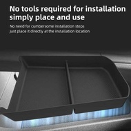 RHD For Toyota BZ4X / BZ 2026+ Center Console Lower Storage Box TPE Anti-Slip Organizer Tray Car Int