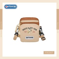 台灣限定 Outdoor Snoopy 側背包 斜揹袋 斜背包 史諾比 史路比 細袋仔 單邊袋 隨身小包 棕色 啡色 中性 unisex 男裝 女裝 史努比音樂祭系列 ODP23S03BE 正版 台灣