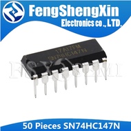 50pcs SN74HC147N DIP-16 CD74HC147E DIP CD74HC147 74HC147E 74HC147 DIP16 Logic Encoder IC