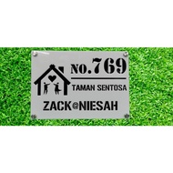 HOUSE NUMBER PLATE 3D (INDOOR $ OUTDOR USE)