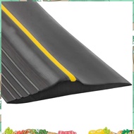 Universal Garage Door Bottom Threshold Seal Strip Weatherproof Rubber (10Ft, Black)