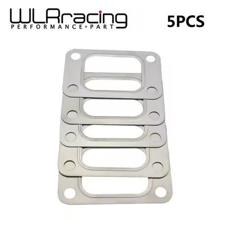 WLR RACING - 5pcs(lot) Turbo Turbine Inlet Stainless Steel304 Gasket For T25 T28 HQ turbo inlet gask