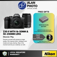 Nikon Z50 II Z50II & 16-50mm & 18-140mm & 16-50mm and 50-250mm Kit | Nikon Singapore Singapore