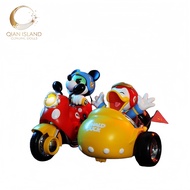 Genuine 52TOYS Disney Mickey and Friends Speed Squad Locomotive Mickey Mouse Donald Duck Ornaments