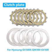 For Hyosung GV300S QM300 GV300 GV 300 300S QM 300 Motorcycle Clutch Plate Steel Plate Friction Disc 