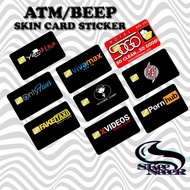 Pornhub Card Sticker for Debit/ATM/beep card sticker skin