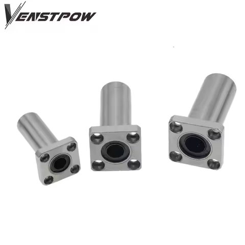 2pcs/lot LMK16LUU LMK10LUU LMK10UU LMK8UU LMK12UU LMK16UU LMK20UU LMK12LUU 16mm flange linear bearin