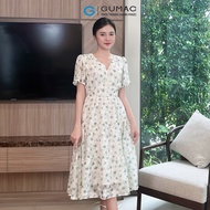 [MUA 2 GIẢM 20K] Đầm nữ hoa bèo 2 tầng thời trang GUMAC DE10094
