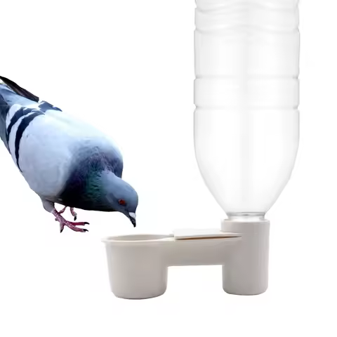 Plastic Pet Bird Drinker Feeder Water Bottle Cup Cat Chicken Pigeon Budgie hot For Chicken Pigeon Ho