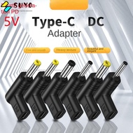 SUYO Type C to DC Jack Plug, Charging Adapter 5V 9V 12V USB C PD to DC Power Connector, Universal Ty