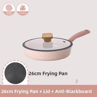 Non-Stick Pink Ceramic Fika Flat Pan