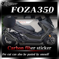 For HONDA FORZA350 Forza 350 2023 stickers 6D carbon fiber stickers protective film body decoration 