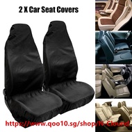 2Pcs Universal Automobiles Seat Covers Waterproof Auto Car Van Front Rear Seat Cover Protector Car S