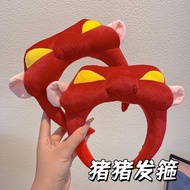 Cute Cartoon Pigman GGBOND Headband Female Summer 2023 New Style Face Wash Headband Press Hairpin He
