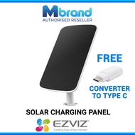 EZVIZ SOLAR Charging Panel -C Compatible with BC1 B1/B2/B3 CB3 BC1C HB8 CB8 Battery Powered Wireless