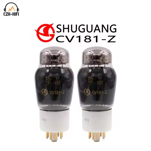 Shuguang CV181-Z Premium Treasure CV181 Vacuum Tubes Replace 6SN7GT,6SN7-T,WE6SN7,CV181-T Matched Pa