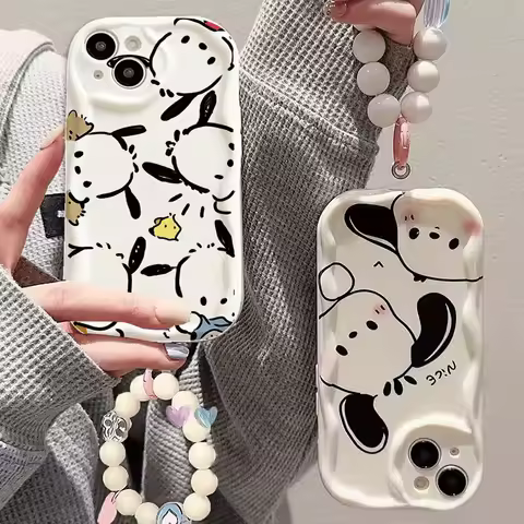 Pochacco Bracelet Case For VIVO Y36 Y03 Y21 Y20 Y20i Y16 Y39 Y29 Y27 Y28 Y18 Y28S Y02S Y76 Y22S Y04 