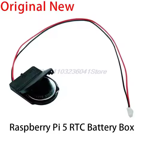 For Raspberry Pi 5 RTC Battery Box Real Time Clock Holder with Battery/without Battery Real-time Clo