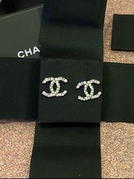 Chanel 閃石大cc 耳環