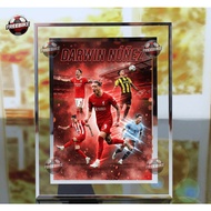DARWIN NUNEZ POSTER FRAME WITH HIGH QUALITY CRYSTAL GLASS