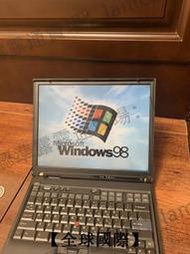 【全球國際】IBM Thinkpad T40 T42 經典懷舊win98系統dos并口25針XP老遊戲