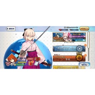 Akun Starter FGO JP Skadi + Okita NP3