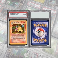 Keeppley | 1999 Game #4 Charizard-Holo ALAKAZAM DIY Proxy PTCG Graded Collection Card English GEM MT