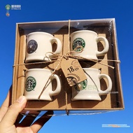 Ins Starbucks Cup Starbucks China 18th Anniversary Goddess logo Espresso Demi Mug 3oz