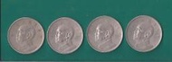 [大橋小舖] 民國61年新台幣伍圓大型硬幣 / 四枚合售 / 銅75%.鎳25% / 直徑29公厘絕版幣