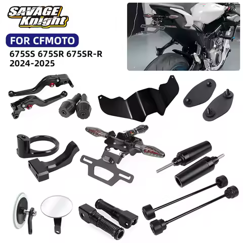 2025 675 SR SS SR-R Wheel Frame Crash Sliders For CFMOTO 675SRR 675SS CF-675 Tail Tidy Kit Winglet L