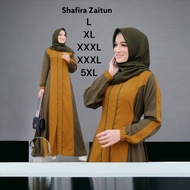 Gamis Set Hijab Modern Kekinian Terbaru 2025/ Baju Gamis Wanita Jumbo Busui Viral Dewasa dan Remaja 
