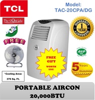 [TCL] Portable Aircon(20000BTU)(Model: TAC-20CPA/DG)