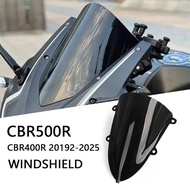 For Honda CBR400R CBR500R 2019-2025 2024 CBR 400R 500R Accessories Windshield WindScreen Double Bubb