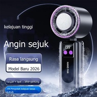 199-speed Digital Display Turbo High-speed Handheld Fan