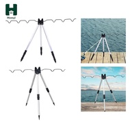 [Homyl] Fishing Rod Holder Tripod Holder Folding Rod Holder Rod Rest Accessories  Aluminum Alloy Bra