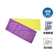 Nrit - 韓國製超輕冰涼毛巾 - Ice Mate Cool Towel, #9 Violet /Lime