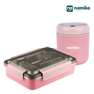 (Nursery set) กล่องอาหารสเตนเลส 3 ช่อง700ml และถ้วยซุป Food Grade