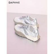 Daphne Thick-Soled Silver Training Shoes Women 2026 New Style Summer Breathable Shoes Women Casual S