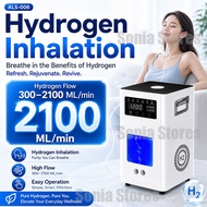 High Flow Hydrogen Inhaler Generator 2100ML/min Portable Desktop Hydrogen Oxygen Machine for Home We
