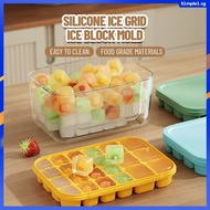 Handmade DIY Ice Cream Model Popsicle Mold Silicone Ice Cube Mold Popsicle Maker Frozen Ice Cream  large capacity ice storage box
