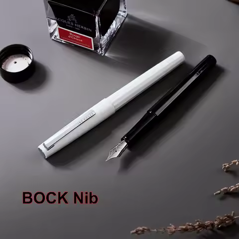 INK HOUSE Brief Fountain Pen Bock EF/F Nib Mate Series Piston Filling Fountain Pen Writing Business 