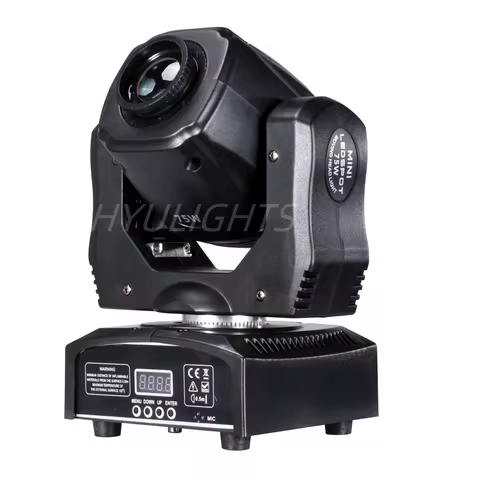 75W Mini LED Moving Head 60W Spot 8 Gobo 8 Colors Dj Beam Wash Stage Effect Light