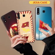 Samsung Galaxy A8 (2015) / A8 Star case printed with national red flag and yellow Star